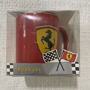 Ferrari Made In England 2002 Red Mug Official Merchandise Racing Collectible
